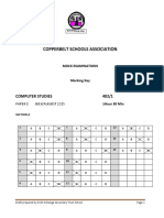 CSA ICT Marking Scheme 2015