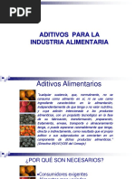 Aditivos Alimentarios