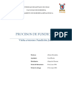 Informe Procesos de Fundicion Jofre