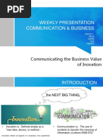 WEEKLY PRESENTATION Communication Business 2