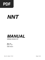 NNT - Software Manual