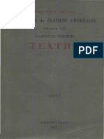 Sanchez-Teatro Tomo1 Clasicos Uruguayos