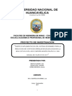 Trabajo de Investigacion de La Mina Raura Bombas