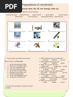 Prepositions of Movement