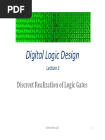 Digital Logic Design: Discreet Realization of Logic Gates