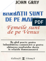 John Gray-Barbatii Sunt de Pe Marte Femeile Sunt de Pe Venus PDF