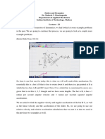 Statics and Dynamics Dr. Mahesh V. Panchagnula Department of Applied Mechanics Indian Institute of Technology, Madras Lecture - 22