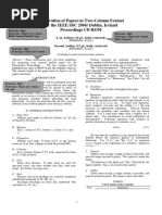 Preparation of Papers in Two-Column Format For The IEEE SSC 2006/ Dublin, Ireland Proceedings CD-ROM