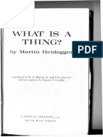 What Is A Thing by Martin Heidegger PDF