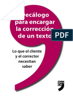 Decálogo Corrección