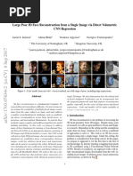 Large Pose 3D Face Reconstruction From A Single Image Via Direct Volumetric CNN Regression