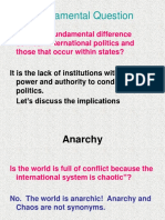 Anarchy and The Security Dilemma