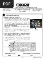 Remote Start Addendum (Mazda3)