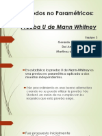 Prueba de U Mann Whitney