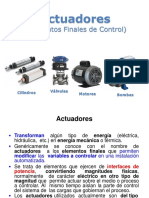 Actuadores (Elementos Finales)