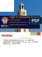 Logic in Computer Science: BITS Pilani