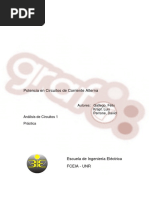 Practica 4 - Potencia en Circuitos de CA