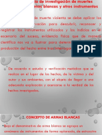 Metodología de Investigación de Muertes Violentas Por Armas Blancas y Otros Instrumentos