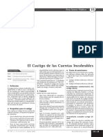 El Castigo de Las Cuentas Incobrables PDF