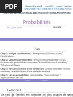 TD Dafir 2 Probabilités 2016 PDF