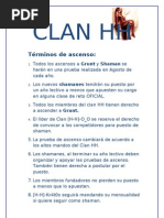 CLAN HH Reglas de Torneo