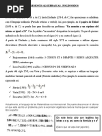 Expresiones Algebraicas