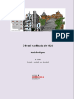 RODRIGUES, Marly. O Brasil Na Década de 1920 PDF