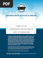 SMRP Guide To The Maintenance and Reliability Body of Knowledge