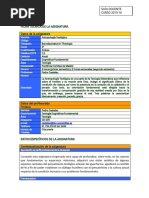 Antropologia Teologica Esquema Comillas