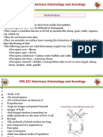 VPA 221 Veterinary Entomology and Acarology: Psoroptidae