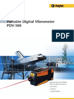 Portable Digital Vibrometer PDV-100: High Resolution Digital Velocity Measurement Portable Robust Lightweight