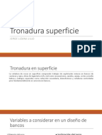 9) Tronadura de Superficie