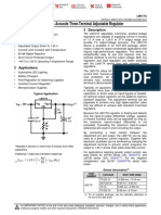 Hoja de Datos Lm317a Regulador