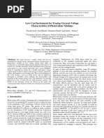 Low-Cost Instrument For Tracing Current-Voltage Characteristics of Photovoltaic Modules