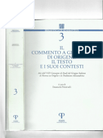 Nous Mistico. Il Superamento Origeniano Dello Gnosticismo Nel Commento A Giovanni