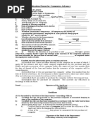 Application Form For Computer Advance