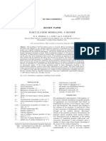 FLOCCULATION MODELLING A REVIEW Thomas1999 PDF