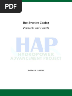 Best Practice Catalog: Penstocks and Tunnels