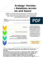 Social Ecology: Society-Nature Relations Across Time and Space