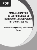 Manual Practico Detracción Retención y Percepción Del IGV PDF