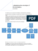 Conceptos de Administración Estratégica Y EVALUACIÓN EXTERNA