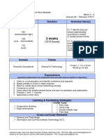 3 Weeks: Forms Duration Grammar Item(s)