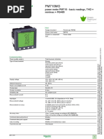 Schneider Electric PM710MG Datasheet