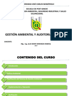 Sistema de Gestión y Auditoria Ambiental