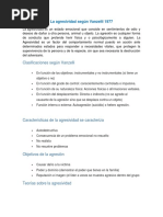 La Agresividad Según Vanzelli 1977