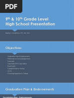 9 and 10 Grade Level Presentation