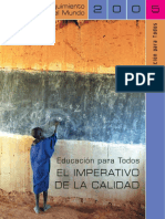 Educación para Todos EL IMPERATIVO DE LA CALIDAD PDF