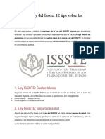 Resumen Ley Del Issste