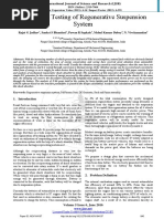 Design and Testing of Regenerative Suspension System