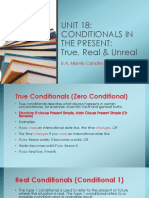 UNIT 18 - Conditionals